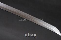 1095 Carbon Steel Clay Tempered Bare Blade Folded 15 Times For Jp Samurai Katana