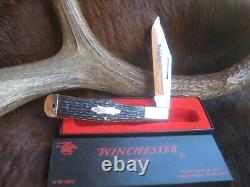 1990 Winchester USA 1920 Folding Hunter Coke Bottle Knife withBox, 5 1/8