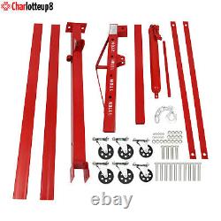 2 Ton 4400lb Folding Engine Hoist Cherry Picker Shop Crane Hoist Lift Heavy Duty