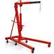 2 Ton Folding Engine Crane Cherry Picker Hoist Crane With Telescopic Boom 4000lbs