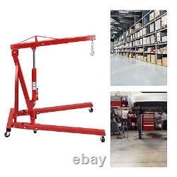 2 Ton Folding Engine Hoist Cherry Picker Shop Crane Hoist Lift New 2T/4409Lbs