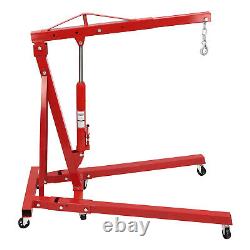 2 Ton Folding Engine Hoist Cherry Picker Shop Crane Hoist Lift New 2T/4409Lbs US