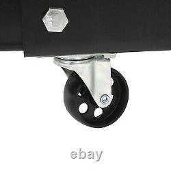 2 Ton Folding Engine Hoist Crane Hoist Lift with 6 Iron Caster Wheels Black NEW