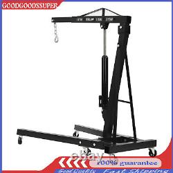 2 Ton Folding Engine Hoist Hydraulic Lift Hoist Foldable Workshops Repair Hoist