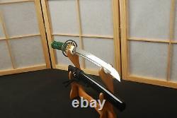 20'' Mini katana Clay Tempered Folded T10 Tanto Japanese Samurai Short Sword New