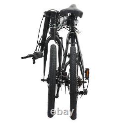 20in High Carbon Steel Folding 150kg Capacity Black Bike