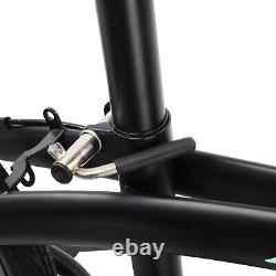 20in High Carbon Steel Folding 150kg Capacity Black Bike