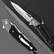 23cm High Carbon Japanese Style 14c28n Steel G10+titanium Handle Folding Knife