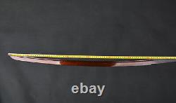 26'' Folded Steel Bare Red Blade Sharp Japanese Samurai Naked Katana Replacement