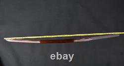 26'' Folded Steel Bare Red Blade Sharp Japanese Samurai Naked Katana Replacement