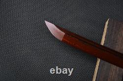 26'' Folded Steel Bare Red Blade Sharp Japanese Samurai Naked Katana Replacement