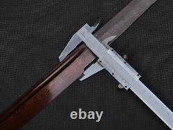 26'' Folded Steel Bare Red Blade Sharp Japanese Samurai Naked Katana Replacement