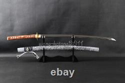40'' Handmade Folded T1095 Steel Sharp Japanese Samurai Katana Practice Sword