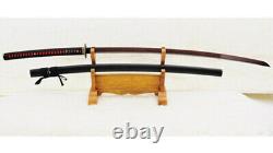 53 Folded Steel Nodachi Odachi Japanese Long Sword Reddish Black Blade Sharp
