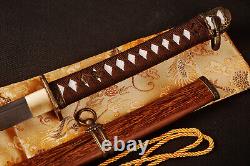 98Official Saber Military Gunto Sword Sharp Japanese Samurai Katana Folded Steel