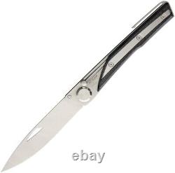 Actilam S4 Taper Lock Folding Knife 3.5 14C28N Steel Blade Carbon Fiber Handle