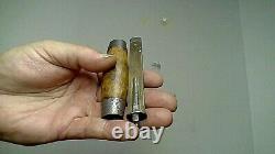 Antique 1874 Swedish Barrel Knife Wood/brass/iron Folding Flip Joh Engstrom Swed