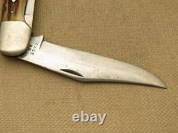 Antique Case XX 1940-1964 5265 Folding Hunter Knife Nice Genuine Stag High Pull