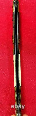 Antique SPANISH NAVAJA FOLDING FIGHTING KNIFE 19TH Century