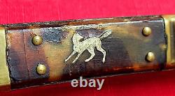 Antique SPANISH NAVAJA FOLDING FIGHTING KNIFE 19TH Century