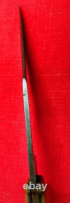 Antique SPANISH NAVAJA FOLDING FIGHTING KNIFE 19TH Century