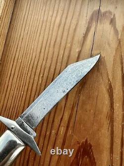Antique Ulster Knife Lockback Folding Dirk-swing Guard Pocket Knife Cocobolo