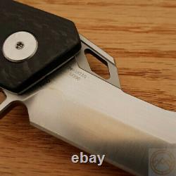 Artisan Cutlery Cobra Folding Knife 3.75 M390 Steel Blade Carbon Fiber Handle