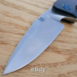 Artisan Cutlery Predator Folding Knife 3.75 S35VN Steel Blade Carbon Fiber