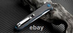 Artisan Cutlery Shark Folding Knife 4 S35VN Stainless Blade Carbon Fiber Handle