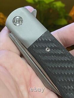 Artisan Hyperion Folding Knife 4 S35VN Steel Blade Titanium Carbon Fiber NEW