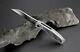 Artisan Megahawk Folding Knife 3.75 S35vn Steel Blade Titanium/carbon F Handle