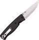 Brisa Enzo Birk 75 Linerlock Black Carbon Fiber D2 Tool Steel Folding Knife 2501