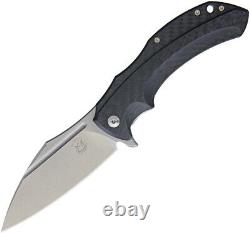 Bastinelli Creations Shadow Framelock Carbon Fiber Elmax Steel Folding Knife 216