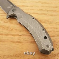 Bastinelli Creations Trigger Folding Knife 4 D2 Tool Steel Blade Titanium Handle