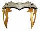 Batman Knife Dual Blades Aero Folding Blade Spring Assisted 11 Silver/gold