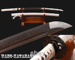 Battle Ready Japanese Samurai Full-tang Katana Folded 1095 Steel Sharp Sword