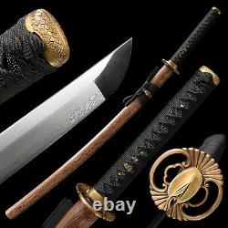 Battle Ready Katana Japanese Samurai Sharp Full Tang Folded Steel Blade Sword