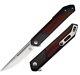 Begg Knives Kwaiken Folding Knife 3.50 D2 Tool Steel Blade G10/carbon Fiber/wood