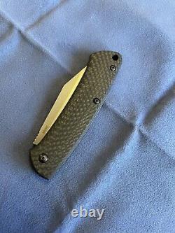 Benchmade 318-2 Proper Slipjoint Folding Knife 2.8 S90V Clip Blade Carbon Fiber