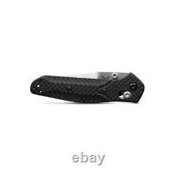 Benchmade 945-2 Mini Osborne Folding Knife 2.92 S90V Satin Plain Blade, Carbon