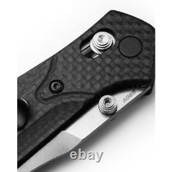 Benchmade 945-2 Mini Osborne Folding Knife 2.92 S90V Satin Plain Blade, Carbon