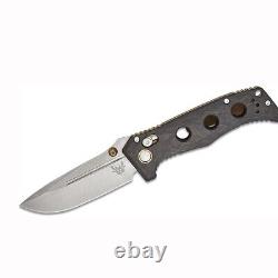 Benchmade Carbon Fiber Handle CPM-MagnaCut Plain Blade Folding Knife BM-273-03