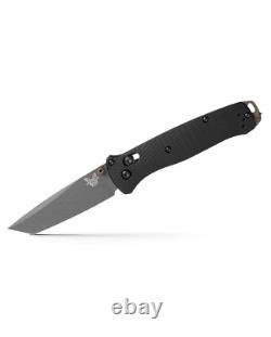 Benchmade Knives Bailout 537GY-03 Grey CPM-M4 Black Aluminum Pocket Knife