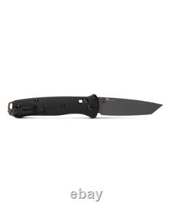 Benchmade Knives Bailout 537GY-03 Grey CPM-M4 Black Aluminum Pocket Knife