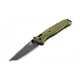 Benchmade Knives Bailout 537gy-1 Cpm-m4 Carbon Steel Green 6061-t6 Aluminum