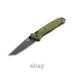 Benchmade Knives Bailout 537GY-1 CPM-M4 Carbon Steel Green 6061-T6 Aluminum