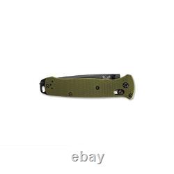 Benchmade Knives Bailout 537GY-1 CPM-M4 Carbon Steel Green 6061-T6 Aluminum