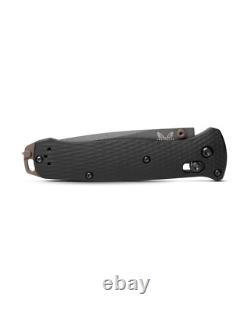 Benchmade Knives Bailout 537SGY-03 Grey Serrated M4 Black Aluminum Pocket Knife