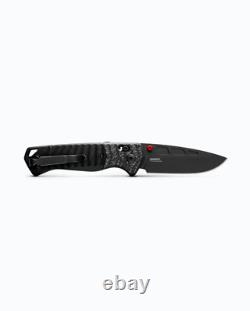 Benchmade Knives PSK 593BK-01 Carbon Fiber Black G10 CPM-MagnaCut Steel Knife