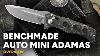 Benchmade Mini Auto Adamas Folding Knife Overview